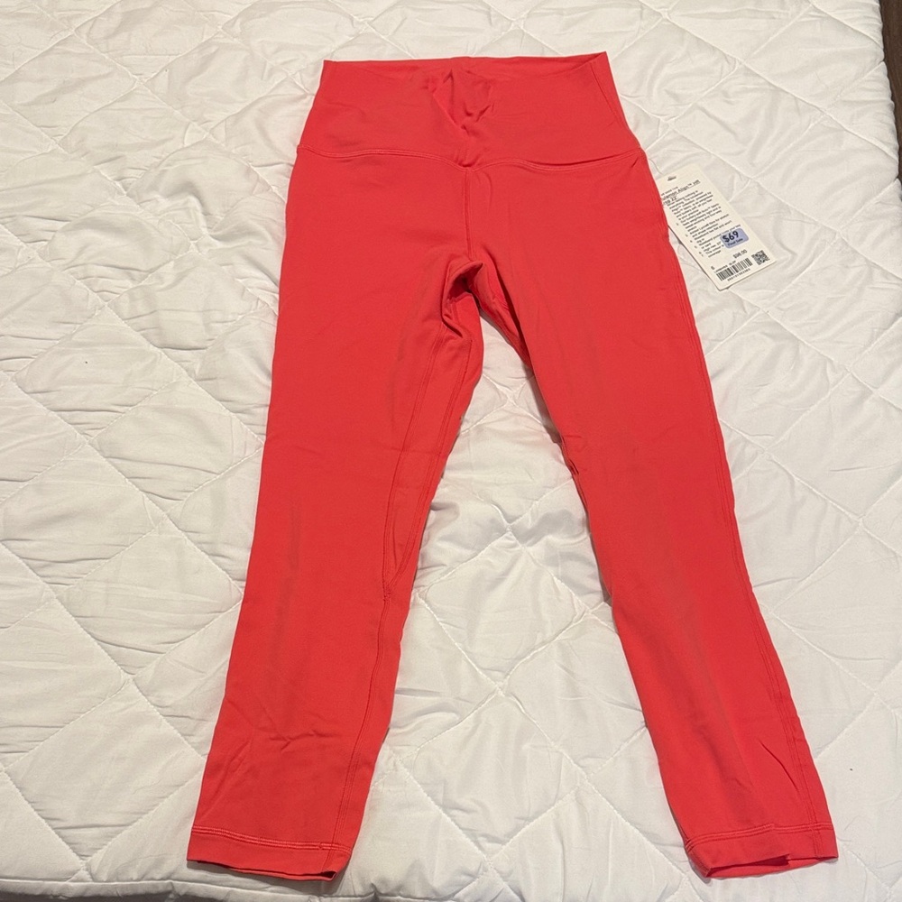 lululemon athletica Bright Coral Leggings